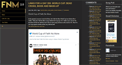 Desktop Screenshot of newfaithnomore.com